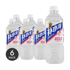 Dongpeng 6 Pack White Peach Drink 18.77 fl oz Each - Popular Chinese Energy Beverage, Refreshing Hydration, Vitamin C