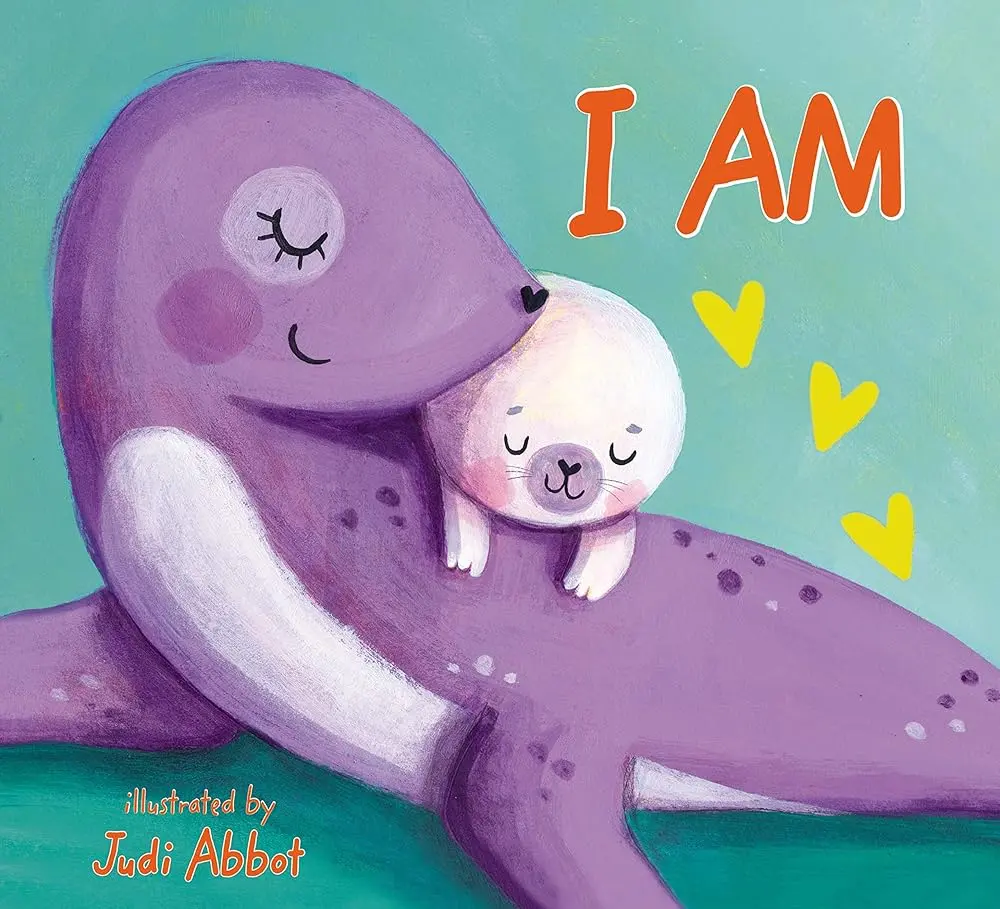 Positive Affirmations English Board Book by Judi Abbot for Kids (0-4 Years) - Children's Literature & Art Book for Baby Showers, Birthdays, Build Confidence, Create Positivity