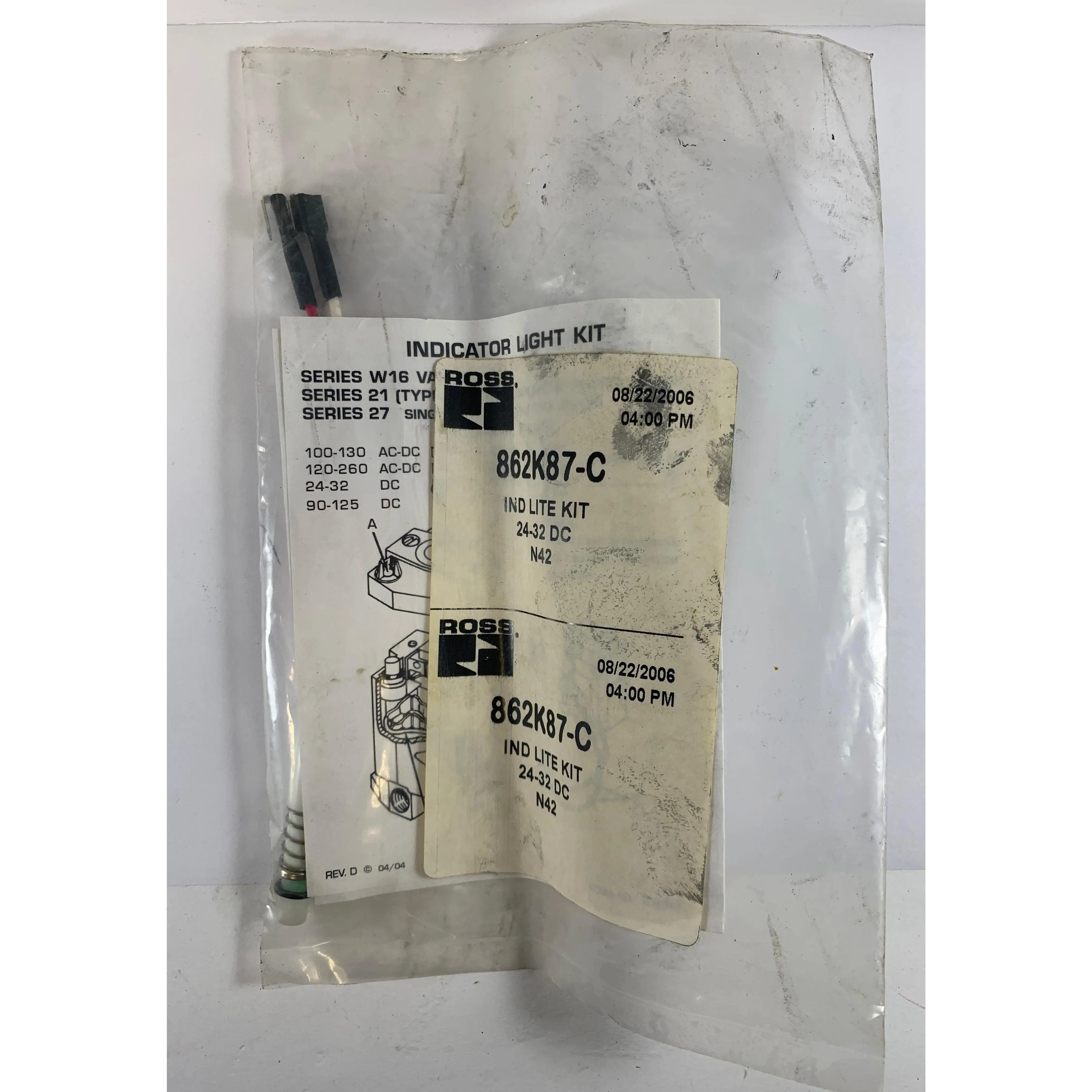 Ross Controls Indicator Light Kit 862K87-C