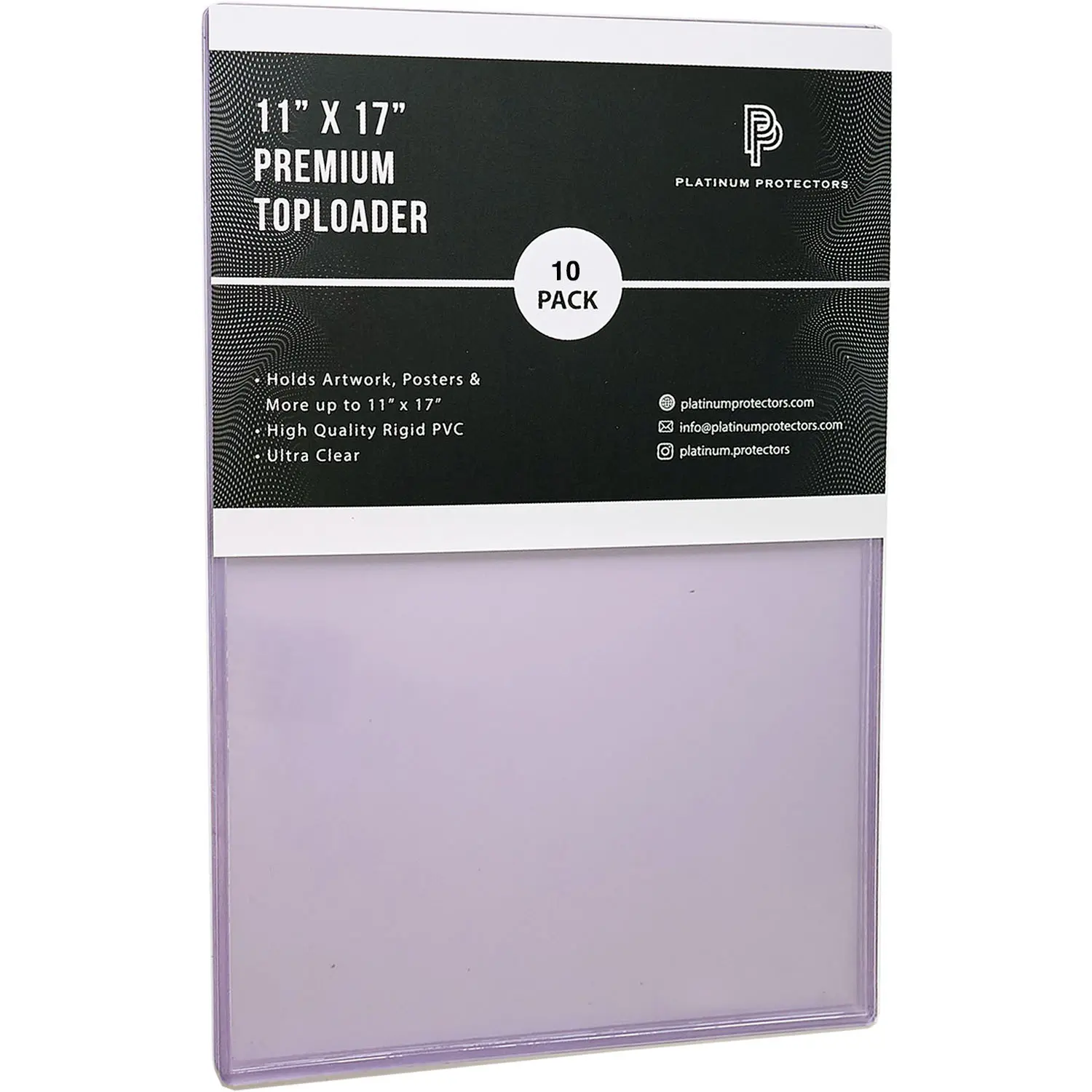 Platinum Protectors 11x17 Toploaders for Posters Lithographs Art Plastic Holders