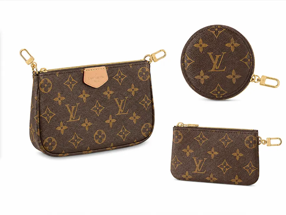 Pre-owned Louis Vuitton Multi Pochette Accessoires Monogram Canvas 3 in 1 Crossbody Bag3007