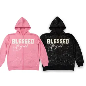 Blessed Brand Rhinestone Heavyweight Hoodie (Pre-Order)
