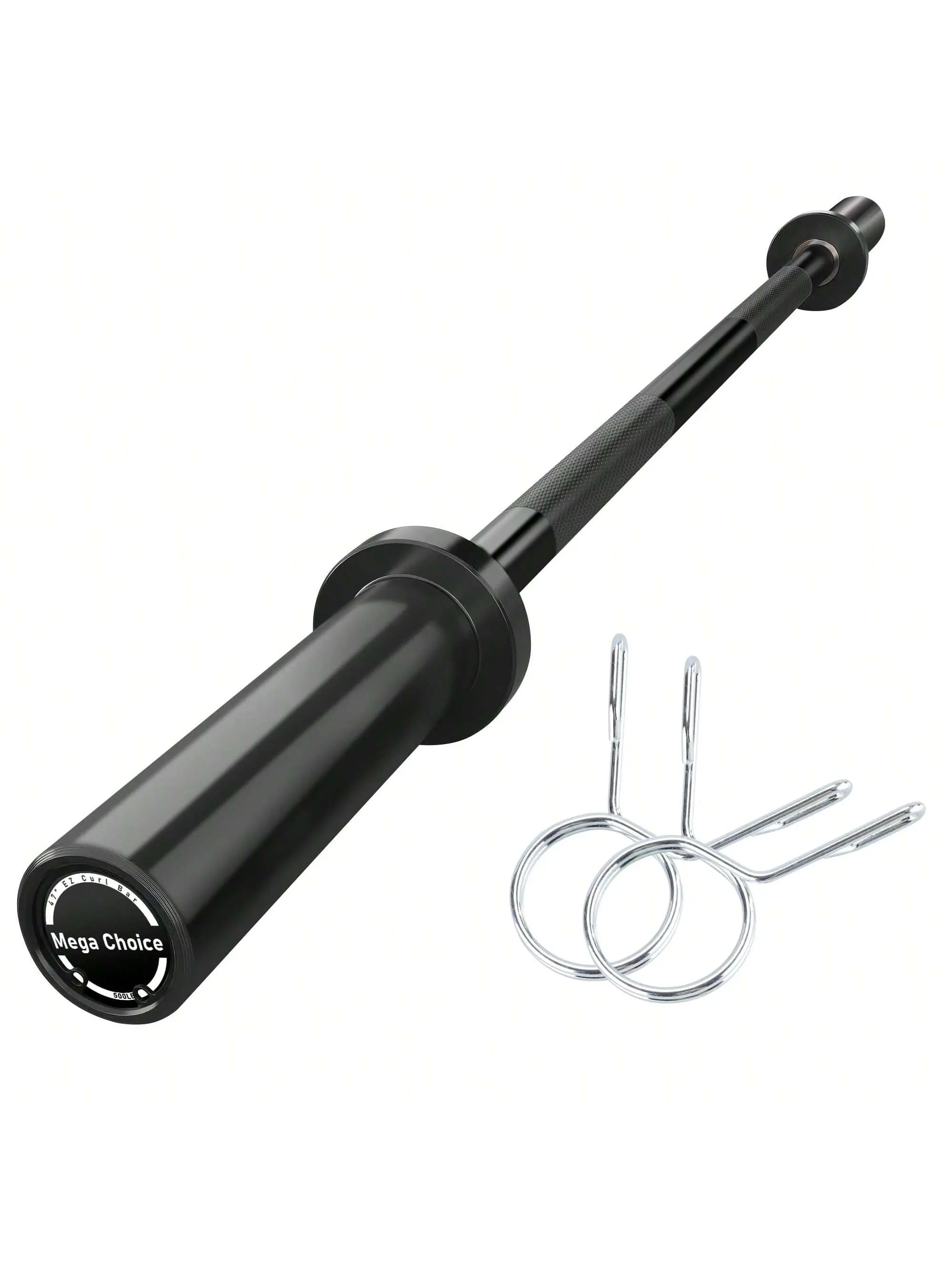 【Christmas Gift】Olympi.C Barbell, 4FT Weight Bar For Weightlifting And Powerlifting 45lb, Olympi.C Bar For 500lbs Capacity, Weight Bar Fit 2" Standard Weights Muscle Training Equipment Muscle Exercise Equipment