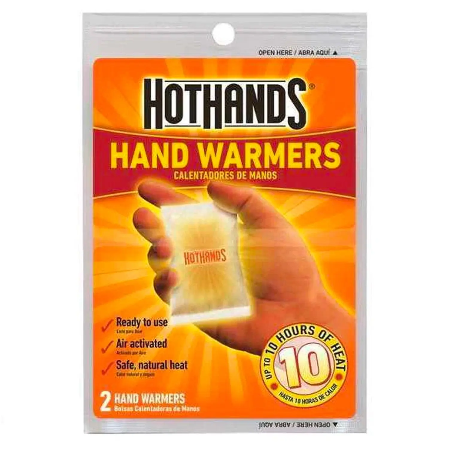 HotHands Hand Warmers - Long Lasting Safe Natural Odorless Air Activated Warmers - Up to 10 Hours of Heat - 40 Pair Box Heat Compress Heat Pad