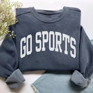 Go Sports Sweatshirt, Go Team Shirt Team Crewneck, Game Day Funny Football Sweatshirt Sarcastic Soccer Basketball Baseball Sweater