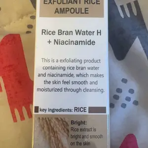 100ml Rice Face Exfoliating Gel, Deep-Cleansing Gentle Non-Irritating Formula with Strong Hydration, Brightens Skin on Face, Neck, Arms & Body