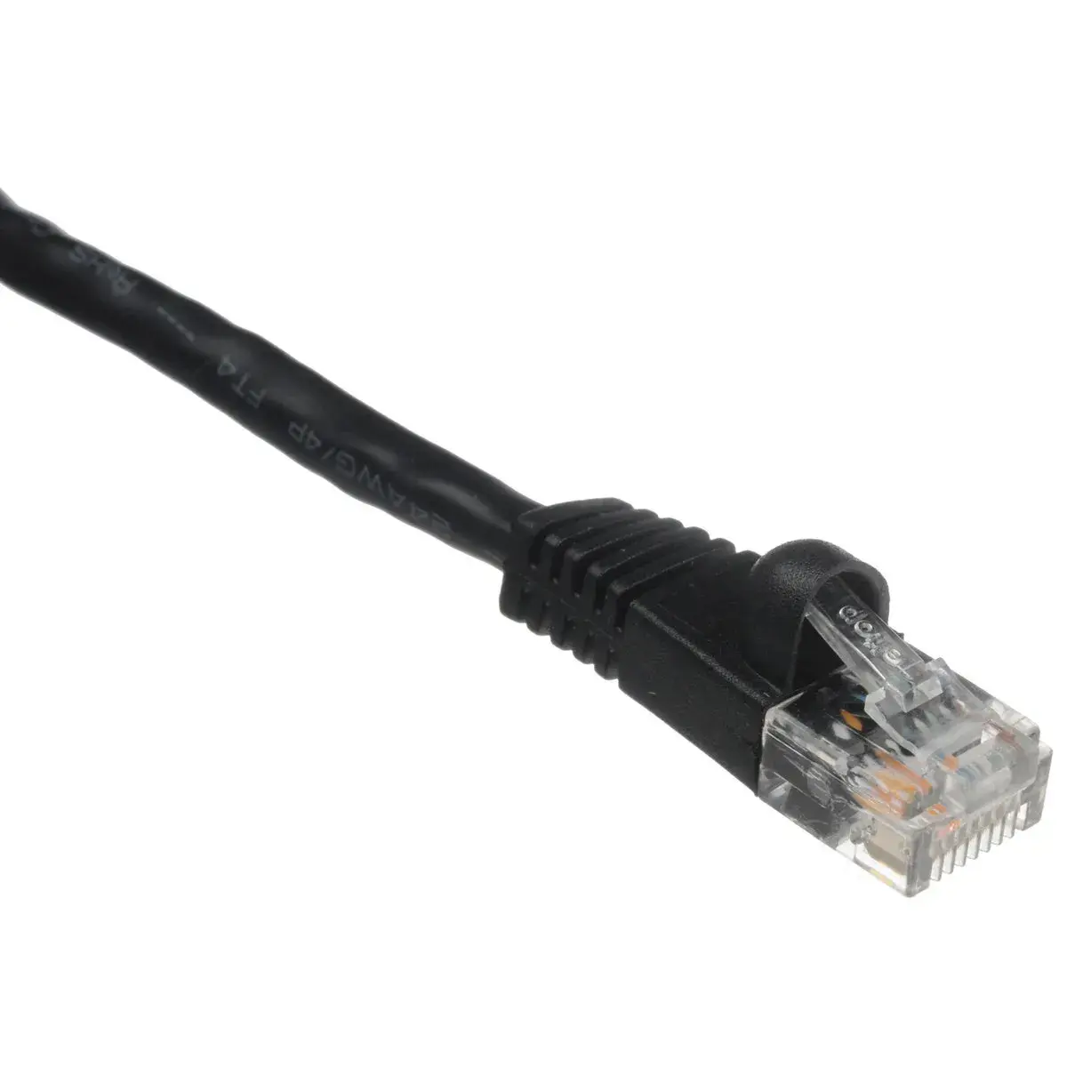Comprehensive 25' Cat5e 350Mhz Snagless Patch Cable, Black