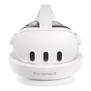 27W Fast Charging Dock for Quest 3 – Charge Headset & Controllers Together | Includes 2 Rechargeable Batteries (Carina D1)