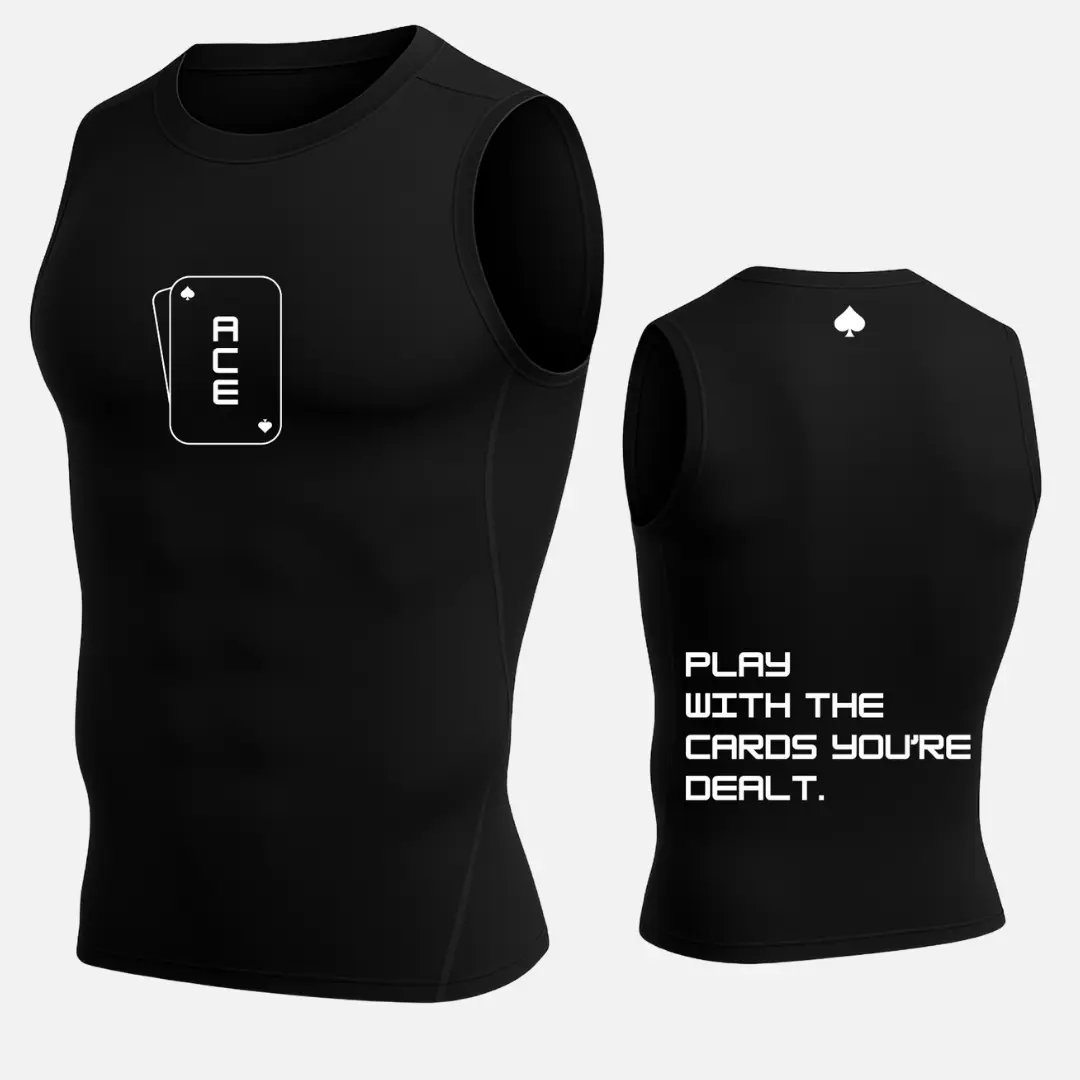 "Play Your Hand" Compression Tank - Obsidian