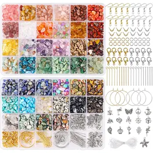 720 count  Chips Beads Ring Making Kit, 40 Colors  Chips and  Beads for  Making  Beads for Ring, Bracelets Earring Making Supplies, Craft Gifts