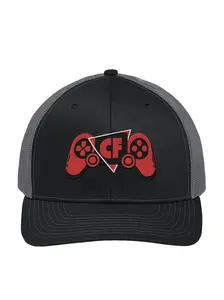 Crusafitch Gamer Hat – Two-Tone Trucker Cap – Gaming Snapback for Streamers, Nerds &amp; Trophy Hunters