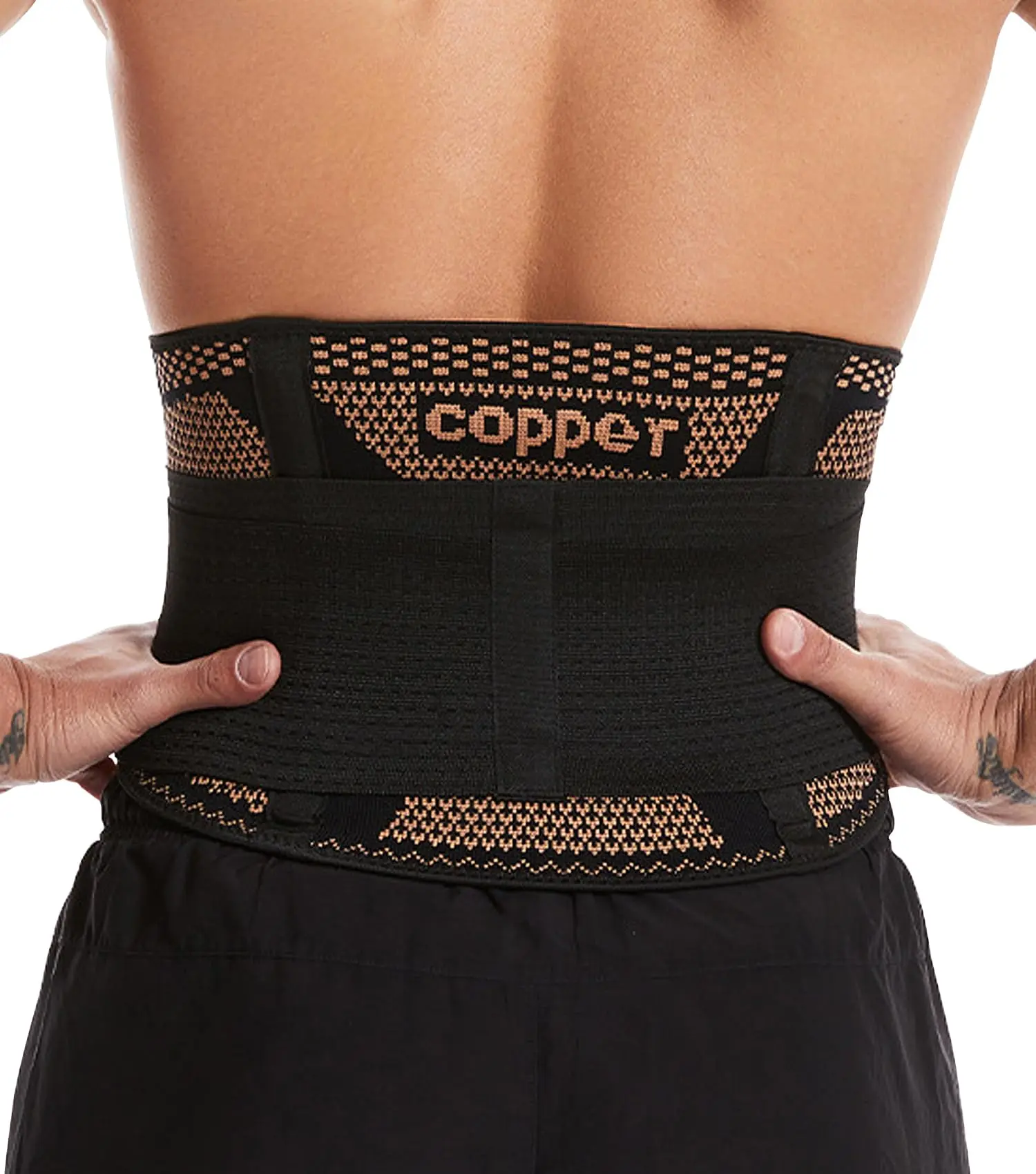 Back Brace for Men Lower Back with 4 Stays Lumbar Support Belt for Back Pain Relief with Removable Compression Straps Back Braces for Herniated Disc Sciatica Heavy Lifting