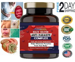 Intestinal Parasite Cleanse Detox Dietary Capsules Supports Digestion Free