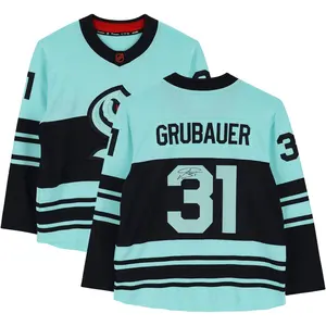 Philipp Grubauer Seattle Kraken Autographed 2022-23 Special Edition 2.0 Fanatics Breakaway Jersey - Fanatics Authentic Certified - NHL Memorabilia