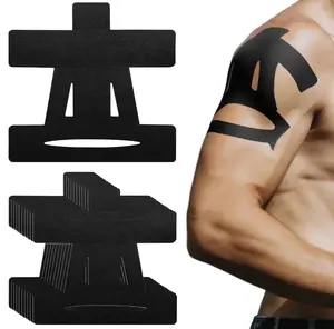 10 Pcs Kinesiology Tape for Shoulder Pain Relief – Pre-Cut Sports Tape, Waterproof, Breathable, and Elastic for Muscle Support and Shoulder Pain