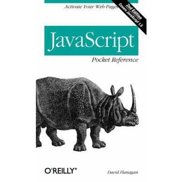 Used JavaScript Pocket Reference (2nd Edition) - David Flanagan, Paperback, Web Development Reference Book with APIs & ECMAScript Coverage