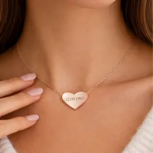 Heart Necklace (Engraving)