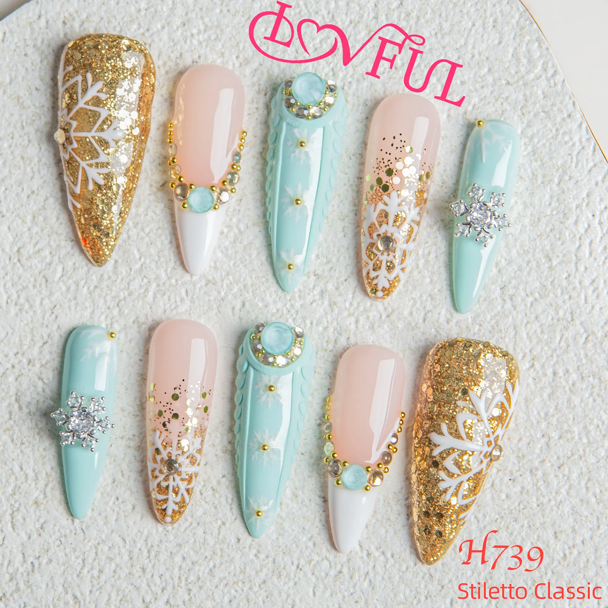 Gilded Snowfall H739