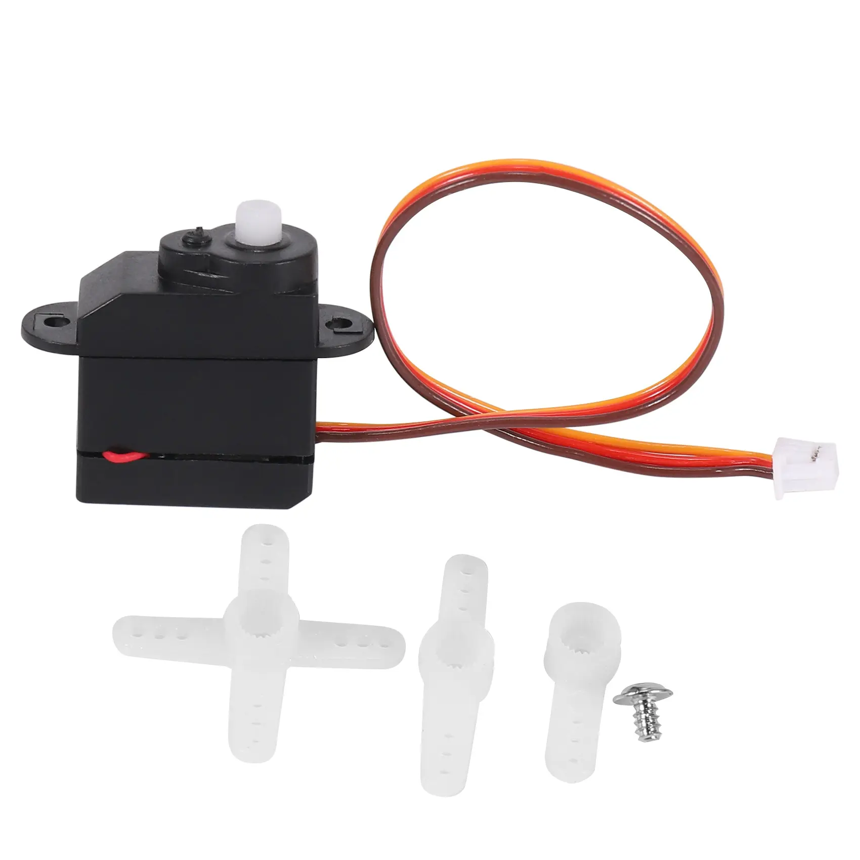 1 x Digital Mini Sized RC Servo - Plastic Body, Fast Speed, 4.2V Low Voltage, 2.8V-4.2V Input, 0.07s/60°@4.2V, 0.09s/60°@2.8V, 16.2x8.2x15mm, Remote Control Hobby Component, Universal Component Upgrade, for Micro-Model Airplanes Orlandoo Hunter Parts, Min
