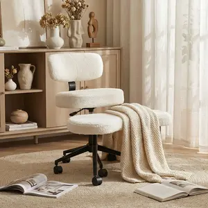 Meditation Cross Legged Chair PRO, Featuring Mobile Casters and 360° Swivel Design, Adjustable Backrest Relieves Pressure for Home Office, Personal Meditation Space