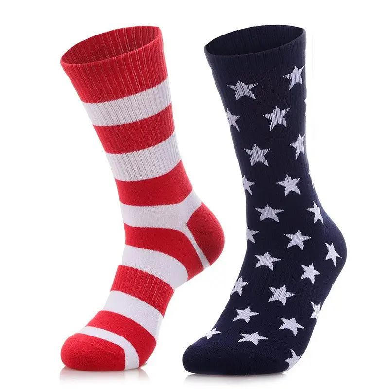 JointlyCreating Women’s American Flag Patriotic Crew Socks, Star & Stripes USA Mid Calf Socks | Ideal for 4th of July, Veterans Day, Independence Day, Holiday Gifting | Perfect Gift to Honor America’s 250th Anniversary & American Freedom Spirit