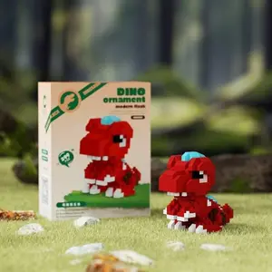 Dinosaur Building Blocks Toy Set, Educational Intelligence Development, Parent-Child Interactive Play, Birthday Gift, Mind Training