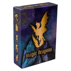 Magic Dragons Card Game - Fun Family-Friendly Party Games - Family Game Night - 2-5 Players - Dragons - Trick-Taking - Stack Collecting - Card Games for Adults, Teens & Kids