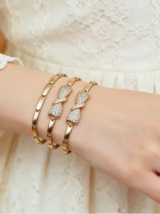 Delicate Bow Bracelet for Women - Adjustable Ribbon Chain with Sparkling Zircon, Valentine's Day TikTok Viral Gift for Girlfriend, Birthday Anniversary Christmas Present