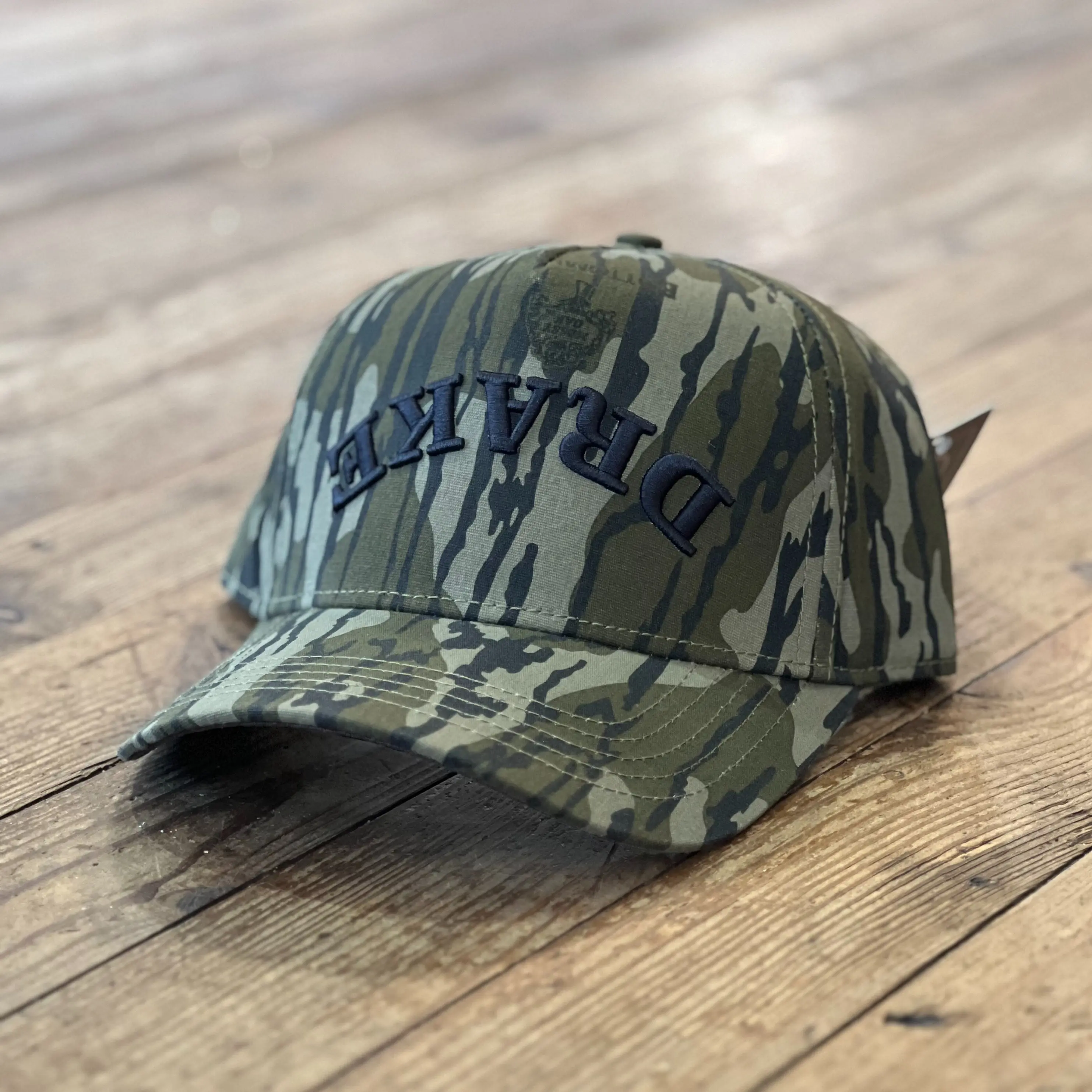 Drake x Lost Hat Easy 5 Panel Original Bottomland Camo Trucker Hat | Drake Waterfowl