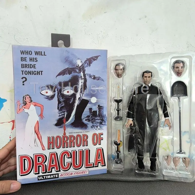 NECA Dracula Figure Universal Monsters 1958 Dracula Horror Of Dracula Action Figure Anime Collection Model Christmas Gift