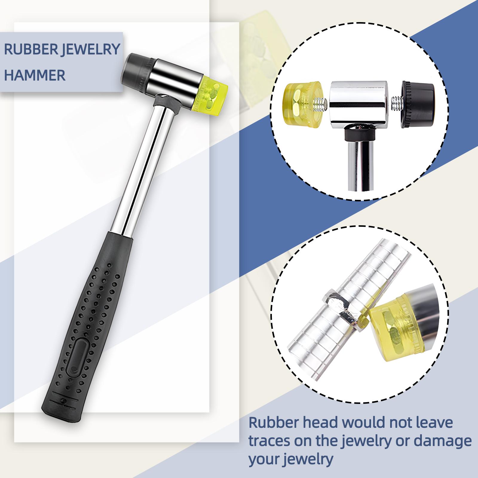 Complete Ring Sizing Kit Professional Ring Mandrel & Hammer Set for Jewelry Making Resizing & Polishing Complete Ring Sizing Kit Professional Ring Mandrel & Hammer Set for Jewelry Making Resizing & Polishing