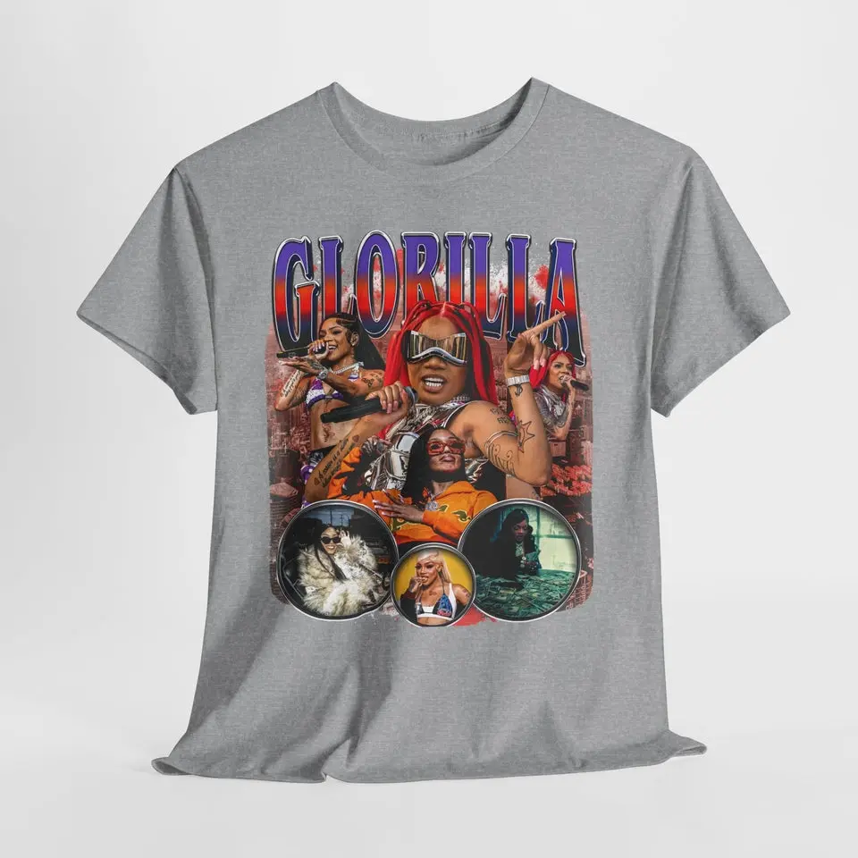 GloRilla 1 Hip-Hop Unisex Heavy Cotton Tee