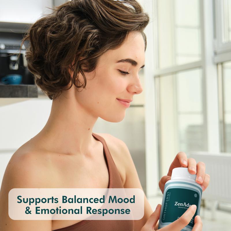 ZenAdren | Premium Ashwagandha + L-Theanine Six Ingredient Blend | Pharmaceutical-Grade for Adrenal Support & Mental Acuity