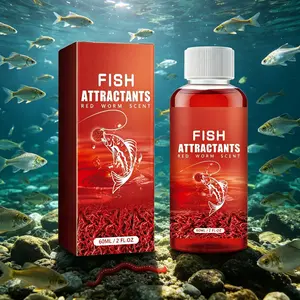 Fish Attractants, Concentrated Fishing Comprehensive Bait Fast Nesting Red Worm Liquid Thick Fishy Bait Opening Agent