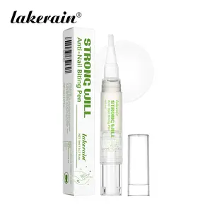 2 Counts Anti Nail Biting Pens, Strong Bitter Taste Fast Drying Formula, Moisturizing Nail Care, Stop Nail Biting Habit, Portable & Travel Friendly Nail Treatment, Nail Liquid