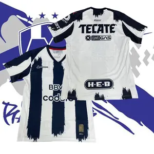 25 26 Mexico Liga MX Rayados Monterrey Away Short Sleeve Soccer Jersey Fans Version Football Jersey