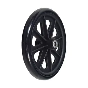 Rear Caster Wheel for the Drive Medical Adult Knee Walker, Go-Lite Bariatric Steel Rollator, & Cirrus IV Wheelchair (10215RW)