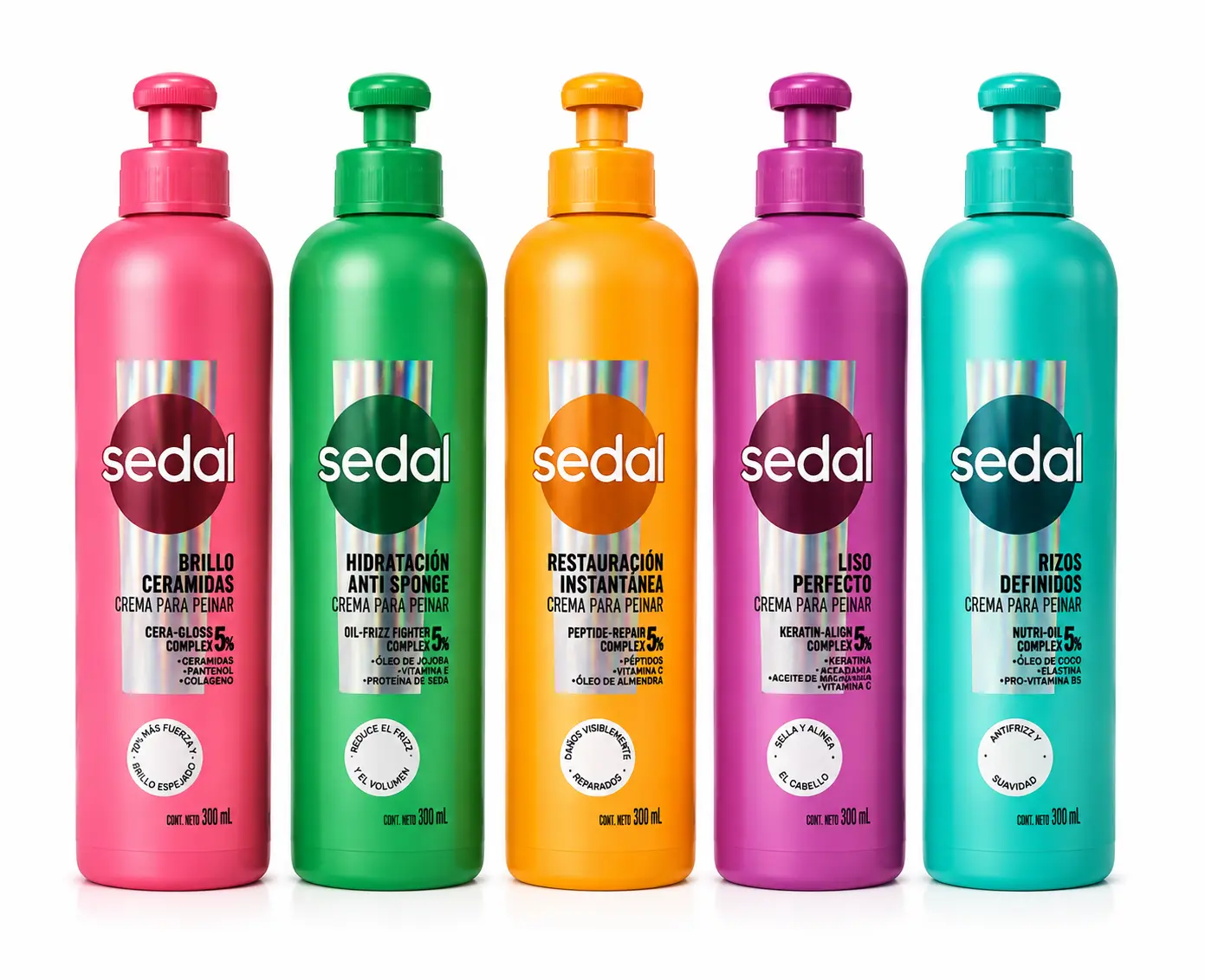 Sedal Curl Defining Styling Cream with Coconut Oil for Frizz Control and Shine, Hydra Active Hair Treatment for Wavy, Damaged, and Textured Hair - 300ml, Hair Styling Product, Curly Locks