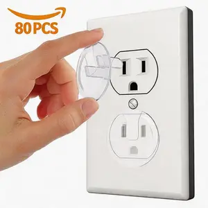 Outlet Covers (80 Pack) Value Pack, Baby Safety Outlet Plug Covers, Durable & Steady, Child Proof Your Outlets Easily