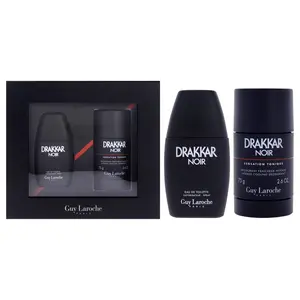 Drakkar Noir by Guy Laroche for Men - 2 Pc Gift Set 1oz EDT Spray, 2.6oz Deodorant Stick Drakkar Noir by Guy Laroche for Men - 2 Pc Gift Set 1oz EDT Spray, 2.6oz Deodorant Stick