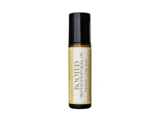 ROOTED Aromatherapy Roll-On | Patchouli, Himalayan Cedarwood, Rose Otto