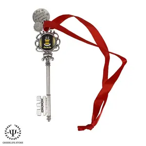 Acacia Fraternity Christmas Ornament Santa Magic Key