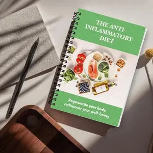 Beginner Anti-Inflammatory Diet Plan, Use Whole Foods & Superfoods, Colorful Veggies, Seasonal Fruits, Simple Recipes Included, Whole Food Focus