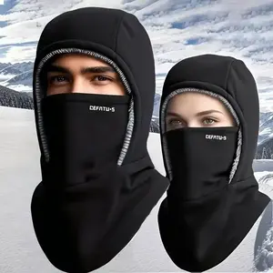 Winter windproof masks and caps, including neck warmth and ear protection, thickened cycling, running, skiing and fishing caps, Sports Outdoor Hats