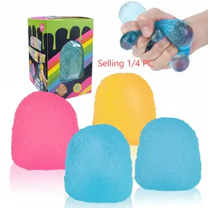 Stress-relieving squishy toy, Stress Ball, rainbow candy colors, stress-relieving handheld sensory fingertip toy, slow rebound material, anxiety-relieving desktop toy, suitable for children and adults, classroom reward, birthday party gift.