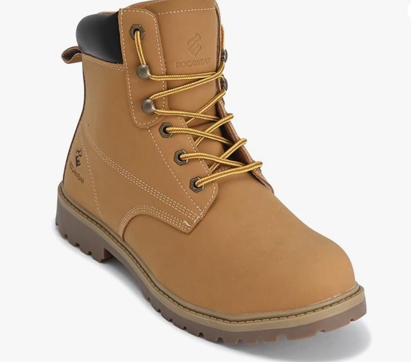 Rocawear Men's Steel Toe Lace-Up Work Boots