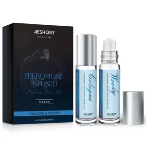 Men's Portable Roll-On Pheromone Perfume – Box Rose Scent, Pheromone-Infused Essential Oil for Attraction & Confidence fragrance