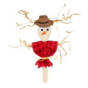 Scarecrow Wooden Spoon Craft Kit - Makes 12