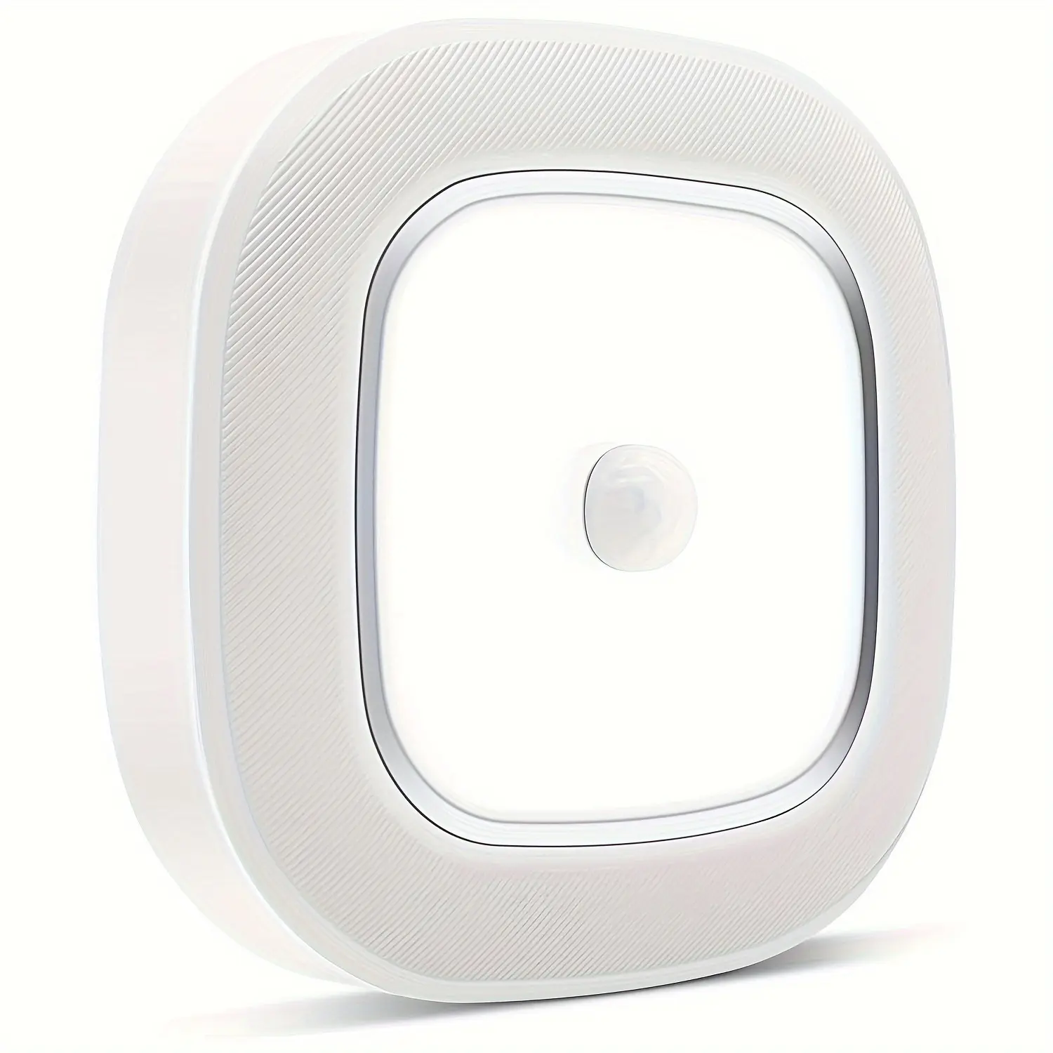 1Pack Wireless Motion Sensor Ceiling Light(300LM ) - Battery Operated, Motion Activated Downlight with Checkered Pattern for Closet, Stair, Hallway, Bedroom, Pantry, Shed, Shower - Easy Installation, No Wiring Required bedside lamp
