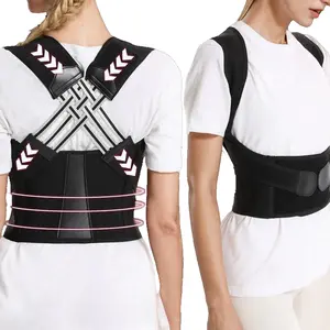 Posture Corrector for Women and Men,Adjustable Upper Back Brace, Breathable Back Support straightener, Providing Pain Relief from Lumbar, Neck, Shoulder, and Clavicle, Back.